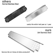 Hisencn 304 Stainless Steel Grill Parts Kit for Home Depot Nexgrill 720-0830H, 5 Burner 720-0888 720-0888N 720-0888S Gas Grill, Grill Burner, Heat Plate Replacement Parts - Grill Parts America