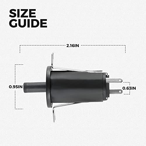 MOOTVGOO 2 Pack Hopper Lid Door Switch Kit Replacement for Masterbuilt Gravity Series 560/800/1050 XL & Digital Charcoal Grill & Smokers with Mounting Screws - Grill Parts America