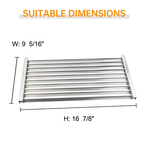 NEURARC 16 7/8" Stainless Steel Cooking Grid Grates Replace for Charbroil 463420508 463420509 463420511 463436213 463436214 463440109 Model，3 Pack Grill Replacement Part… - Grill Parts America