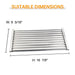 NEURARC 16 7/8" Stainless Steel Cooking Grid Grates Replace for Charbroil 463420508 463420509 463420511 463436213 463436214 463440109 Model，3 Pack Grill Replacement Part… - Grill Parts America