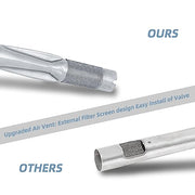 COMVIEE 60040 Grill Burner Tube for Weber Q1000, Q1200, Q100, Q120, Baby Q, 386001, 386002, 516002, 516001, 50060001, 51060001 Gas Grills, 17 inch 304 Stainless Steel Replacement Part for 69957 41657 - Grill Parts America