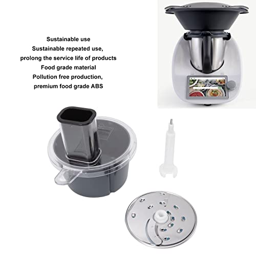 Multifunctional Food Processor Container Cutter Kit, Dishwasher Safe Blender Electric Food Chopper Parts, Stainless Steel Fast Chopping Processor Blender Cutting Crush Disc Accessories for TM5 6 - Kitchen Parts America