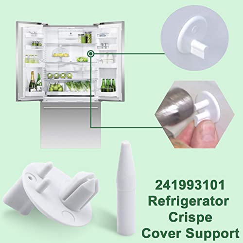 3 Pieces 241993101 Crisper Shelf Cover Support Fit for Frigi-daire Refrigerator Shelf Support Replace 1513081 240350802 AH2358879 AP4393090 EA2358879 PS2358879 - Grill Parts America
