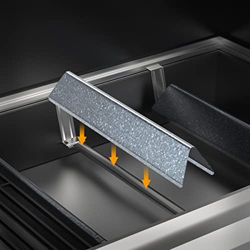 SafBbcue 7635 7637 Replacement Parts for Weber Spirit 200 Flavorizer Bars Weber Spirit E210 Grates Weber Spirit E210 S210 E220 Grill Parts 46110001 (2013-2017 Model) - Grill Parts America