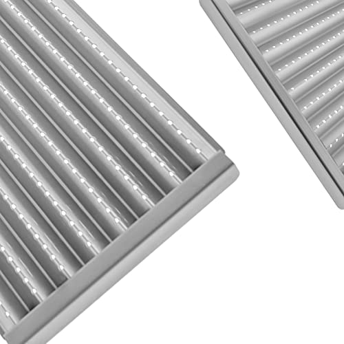 BBQ Future 18 7/16" Stamped Stainless Steel Emitter Grill Grate Replacement Part for Charbroil Commercial Tru-Infrared Gas Grills 463257110 463270912 463246909 463270612 463270610 and More, 2-Pack - Grill Parts America