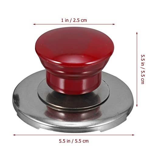 Yardwe Top Lid Handle Water Kettle Lid Knobs Whistle Kettle Replacement Cover Knobs for Tea Kettle Teapot Cover Sounding Kettle Lid 6pcs - Kitchen Parts America