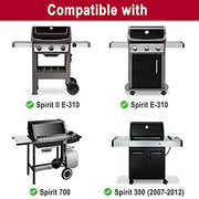 X Home 7638 Grill Grates Replacement for Weber Spirit 300 Series, E-310 E-330, Genesis Silver/Gold B & C Grill Replacement Parts, Cast Iron, 17.5 x 11.9 Inch, 2-Pack - Grill Parts America