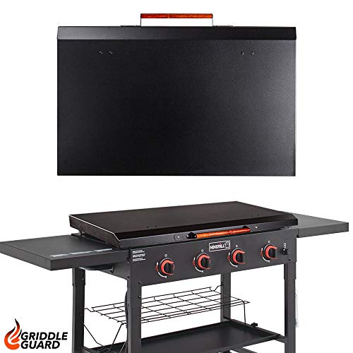 Hard Cover Lid Fits Nexgrill 36" Griddle - Made in USA (Black Aluminum) - Grill Parts America