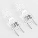 Microwave Light Bulb for GE Samsung Kenmore Maytag Elite Over The Stove Range Microwave Oven, Halogen Light Bulb with G8 Bi-pin Base 20W Under Microwave Light, Replaces WB25X10019 WB36X10213, 2 Pack - Grill Parts America