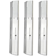 Universal Grill Heat Plates Heat Tents Heat Shields for Gas Grill, Adjustable Barbecue BBQ Grill Flame Tamers Burner Covers Heat Deflectors, Stainless Steel Gas Grill Replacement Parts, 3-Pack - Grill Parts America