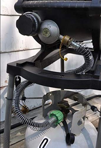 FryOilSaver Co, B90C, Propane Hose Safety Guard for BBQ Gas Grill, Grill Regulator Hose Guard, Reduces Punctures, Kinking and Burning, 26 inches Long - Grill Parts America