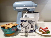 Geesta Polished Stainless Steel Flat Beater for Kitchen aid 4.5 Qt - 5 Qt Tilt-Stand Mixer Attachments for Kitchen Paddle, Baking - Pastry, Pasta Dough, Lcing, Mixing Accessory - Dishwasher Safe - Kitchen Parts America