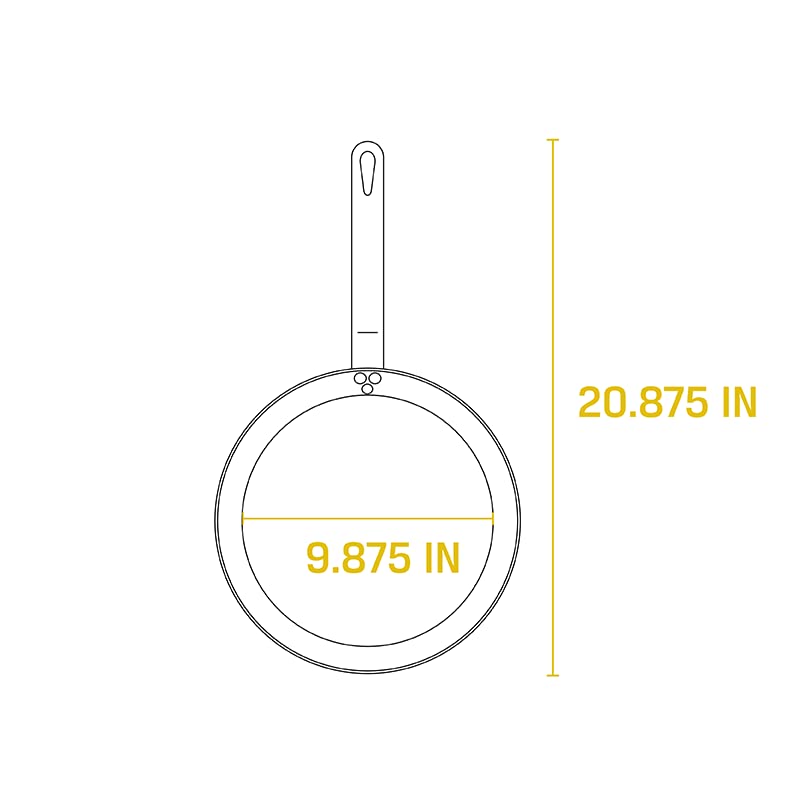 Lodge CRS12 Carbon Steel Skillet, Pre-Seasoned, 12-inch - Grill Parts America
