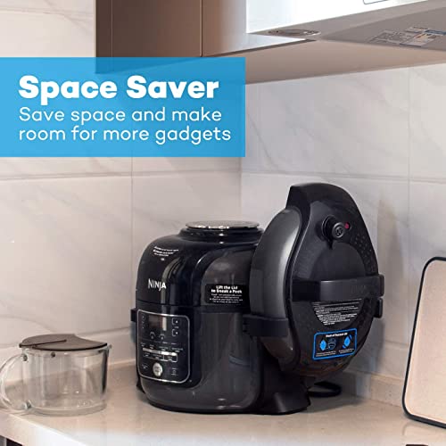 Goldlion Lid Holder Lid Stand Accessories Compatible with Ninja Foodi Pressure Cooker and Air Fryer 6.5 Quart and 8 Quart (Patent Design) - Kitchen Parts America