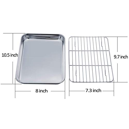 TeamFar Toaster Oven Pan Tray with Cooling Rack - Kitchen Parts America