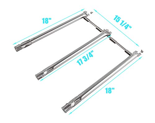 Grill Parts for Weber Spirit II S310 E310 E320 S320, Weber Spirit 300 SER, Spirit E310 E320 E330 S310 S320 S330, for Weber Part 69898, 69787 68950 67025 Burner Tube & 7636 67046 69797 Flavorizer Bars - Grill Parts America