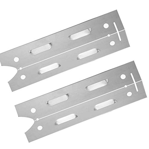 DcYourHome Heat Plate Tent Shield Burner Cover for Gas Grill Model Brinkmann 810-4220-S, Upgraded Thick Flavorizer Bar Replacement Parts for Brinkmann 15 inch x 4 13/16 inch 2 Pack - Grill Parts America