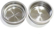 50mm Dual Wall Filter Basket Filter One Cup and BES820XL/205 Two Cup for Breville ESP8XL 800ESXL BES820XL ESP6SXL BES250XL and Cuisinart Espresso Maker EM-100 (2 Pack) - Grill Parts America