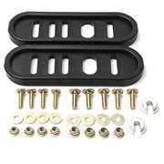 490-241-0010 Universal Snow Thrower Slide Shoes - Fits Most 2-Stage and 3-Stage Snow Throwers - Made with Durable Polyurethane - Includes Mounting Hardware - Grill Parts America