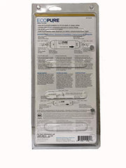 EcoPure EPINL30 5 Year in-Line Refrigerator Filter-Universal Includes Both 1/4" Compression and Push to Connect Fittings , White - Grill Parts America