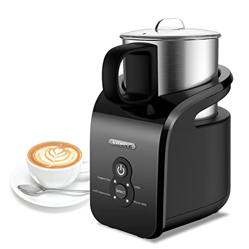 KIDISLE Detachable Electric Milk Frother and Steamer