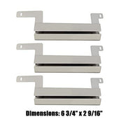 Hisencn Gas Grill Pipe Burners Tube, Heat Plate Tent Shield, Crossover Carry Over Tube Replacement Kits for Stok SGP4330SB SGP4331 SGP4130N, Stok Quattro 4 Burner Grills - Grill Parts America