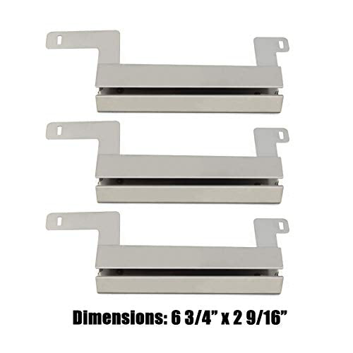 Hisencn Gas Grill Pipe Burners Tube, Heat Plate Tent Shield, Crossover Carry Over Tube Replacement Kits for Stok SGP4330SB SGP4331 SGP4130N, Stok Quattro 4 Burner Grills - Grill Parts America