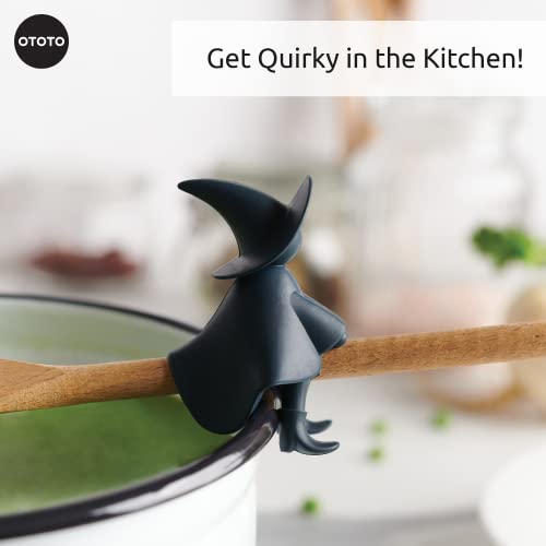 OTOTO Agatha Spoon Holder for Stove Top - Fun Kitchen Gifts for Homecooks - Spatula Holder and Cooking Spoon Rest for Stove Top and Kitchen Counter - Heat-Resistant, BPA-Free Fun Kitchen Gadget - Grill Parts America