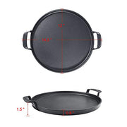 Hisencn 7421 Gourmet BBQ System Griddle for Weber Original Kettle Premium 22 1/2 inch Charcoal Grill, Cast Iron 12" For 22.5'' Smokers, Performer Premium Grill - Grill Parts America