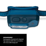 Black Diamond Equipment Storm 500-R Headlamp, Azul - Grill Parts America