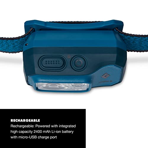 Black Diamond Equipment Storm 500-R Headlamp, Azul - Grill Parts America