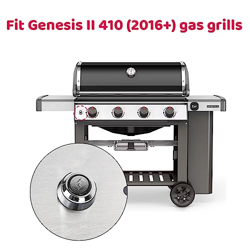 Uniflasy 66355 Grill Igniter Button for Weber Genesis II 410/210 Gas Grills(Model Years 2017 and Newer), Igniter Kit for Models Genesis II E-410 SE-410 LX410 E-210 - Grill Parts America
