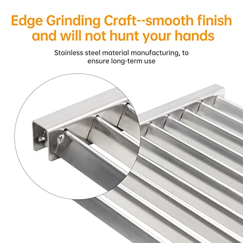 NEURARC 16 7/8" Stainless Steel Cooking Grid Grates Replace for Charbroil 463420508 463420509 463420511 463436213 463436214 463440109 Model，3 Pack Grill Replacement Part… - Grill Parts America