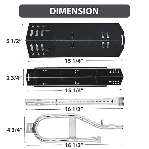 Charbrofire DGH450CRP Heat Tent 4 Burner Grill Replacement Parts for Dyna Glo Grill Heat Shield 70-02-615 70-02-423 Dynaglo Burner Tube DGF451CRP DGH450CRN-D DGH450CRP-D Dyna-Glo Grill Parts - Grill Parts America