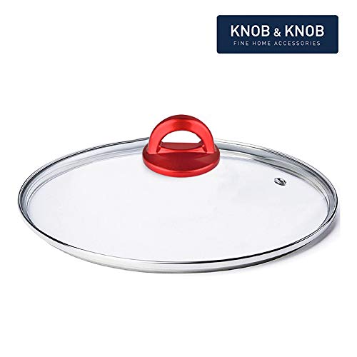 Universal Pot Lid Replacement Red Knobs Pan Lid Holding Handles (1 Pack) - Kitchen Parts America