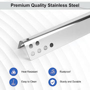 Barbqtime Grill Replacement Parts for Charbroil Advantage Series Grill, 14.38" Grill Burner & Heat Plate for 3 Burner Char-Broil Grill 463343015, 463335115, 463436815, Char Broil Grill Parts Set - Grill Parts America