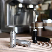 FIRJOY WDT Distribution Tool - Espresso Coffee Stirrer I 0.4mm Stainless Needles - Great Gift for the Home Barista (Mini Pen Style, 3.5" - Silver) - Kitchen Parts America