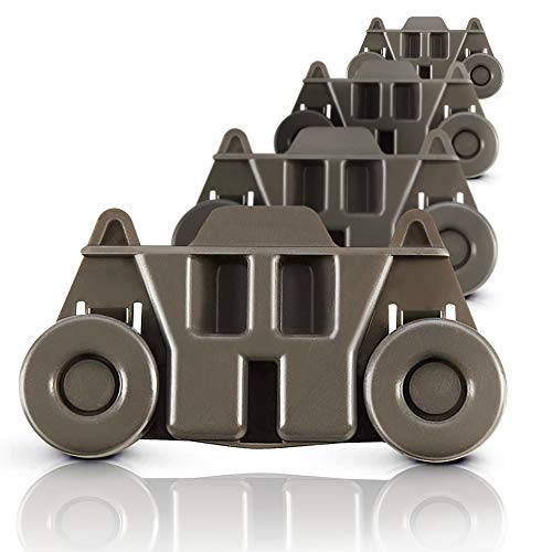 UPGRADED W10195416 (Packs of 4), Dishwasher Wheels Lower Rack for Kitchenaid Whirlpool Maytag Kenmore.Dishwasher Rack Parts .W10195420 AP5983730 W10579095A W10311123B PS11722152 Replacement Wheels - Grill Parts America