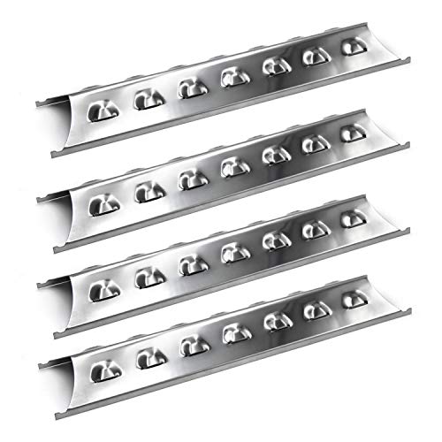 Hongso Stainless Steel Heat Plate Tent for Kenmore 2518SL-2003-N, Master Forge 2518-3, 3218LT, L3218, Brinkmann 810-8410-S, Perfect Flame, Charmglow, 15 3/8 Inches Flavorizer Bar SPE181 (4-Pack) - Grill Parts America