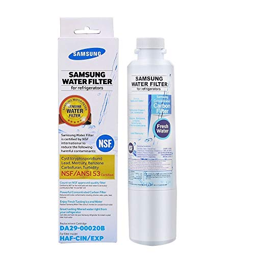 SAMSUNG Hafcin DA29-00020B HAF-CIN/EXP Fresh Refrigerator Water Filter, 1 Pack, White - Grill Parts America