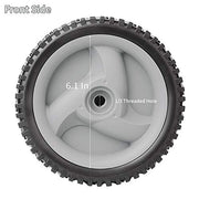 CY CHAOYA Mower Front Drive Wheels Fit for Craftsman Husqvarna 194231X460 401274X460 583719501 Front Wheel Drive Self Propelled Lawn Mower Replaces AYP Oregon72-344(Dark Grey 2pc) - Grill Parts America