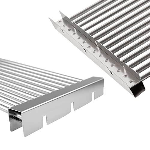 BQMAX 18 7/16" Grill Parts for Charbroil Tru-Infrared 463270613 463270612 463270614 463246910 463270610 463243911 463243812 466247110 463270611, Stamped Stainless Steel Emitter and Cooking Grid - Grill Parts America