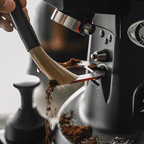 Coffee Machine Cleaning Brush（Removable Double Brush Head）Dusting Espresso Grinder Brush Accessories for Bean Grain Coffee Tool Barista Home Kitchen Coffee Utensils（2-Pack） - Kitchen Parts America