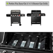 Grill Parts for Dyna-Glo Dyna-Glo 5 Burner DGH474CRP DGH483CRP DGH485CRP, Dyna-Glo 4 Burner DGH450CRP Dyna-Glo 3 Burner DGH373CRP, Porcelain Heat Plate Stainless Steel Burner for Revoace GBC1793W - Grill Parts America