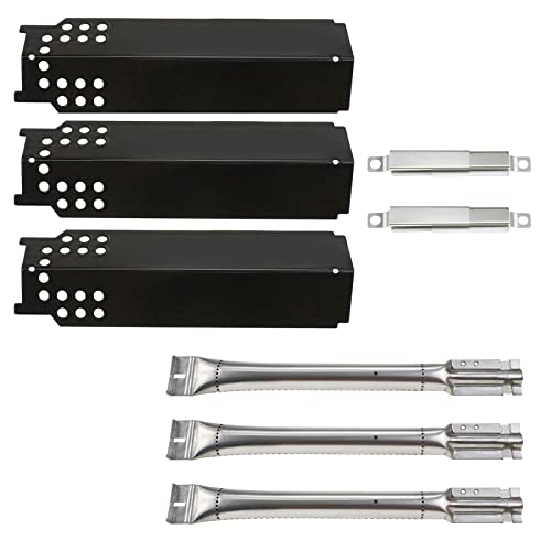 Hisencn Repair Kit Replacement for Charbroil Classic 280 2-Burner, 360 3-Burner, 405 4-Burner Gas Grills, Grill Burner, Heat Plate Deflector, Crossover Tubes Replace for G320-0200-W1, G215-0203-W - Grill Parts America