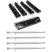 Uniflasy Grill Replacement Parts for Dyna-Glo DGH485CRP, DGH474CRP DGH450CRP, Grill Repair Kit for Dyna-Glo 3 and 4 Burner Grill, Porcelain Steel Grill Heat Plate, Burner Tube, Stainless Steel Burner - Grill Parts America