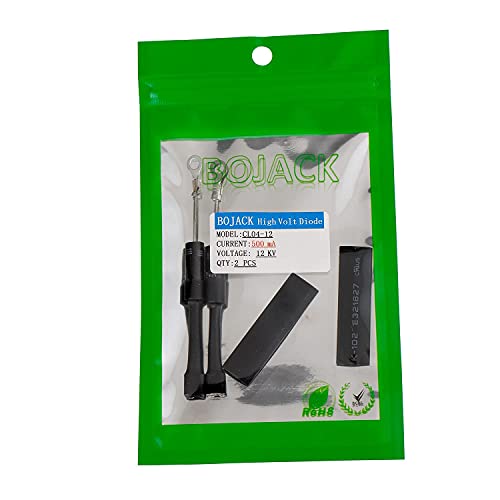 BOJACK CL04-12 Microwave Diodes 0.5A 12KV Compatible for WB27X10597 W10492276 Replaceable Parts 4512,T4512, CL4512 High Voltage Diode(Pack of 2 Pcs) - Grill Parts America