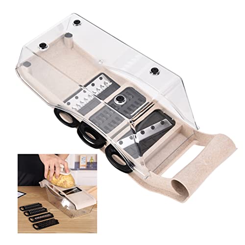 Mandoline Slicer, Kitchen Slicer with Container, Kitchen Mandoline Slicer with Replaceable Blades, Professional Food Chopper, Chopper, Slicer - Kitchen Parts America