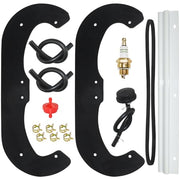 BOSFLAG 84-1980 Snow Blower Paddles with 75-8780 Scraper 75-9010 Belt Replaces 75-9090, 80-0660 for Toro 38182, 38183, 38173, 38170, 38171, 38172, 38175, 38176, 38177, 38178 CCR Powerlite Snowthrowers - Grill Parts America