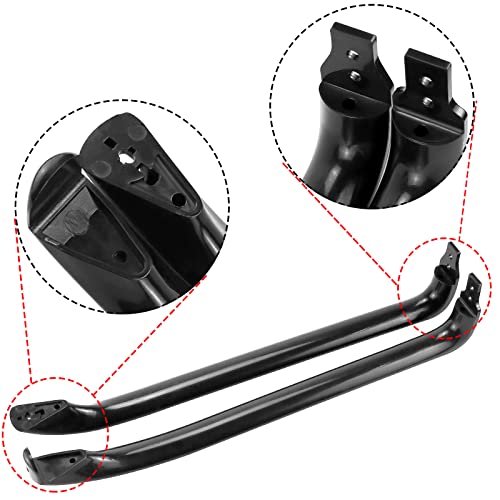 AMI PARTS WR12X22183 Refrigerator Door Handle (Black) Replaces WR12X11008 WR12X11009 WR12X20142 3290412 AP5948588 PS9494525 EAP9494525(2 Pack) - Grill Parts America